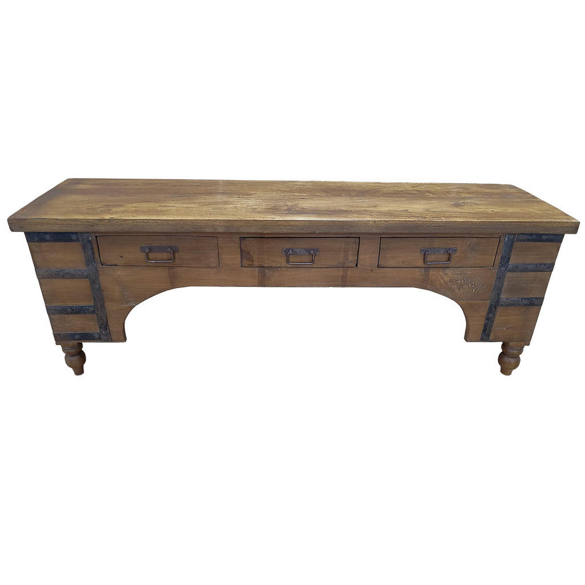 TV-LOWBOARD aus Holz, 175x45x57cm - Braun, Holz (175/57/45cm) - Wanderlust