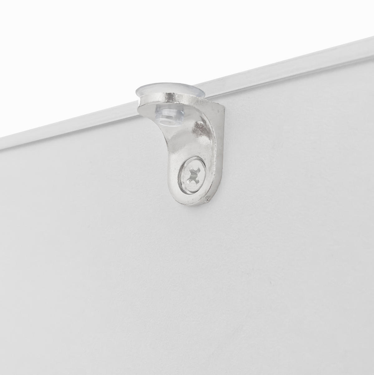 COUCHTISCH 100/50/32 cm in Weiß mit Glasplatte, Schublade und LED-Beleuchtung - Weiß, Holzwerkstoff (100/50/32cm) - Flora Grace