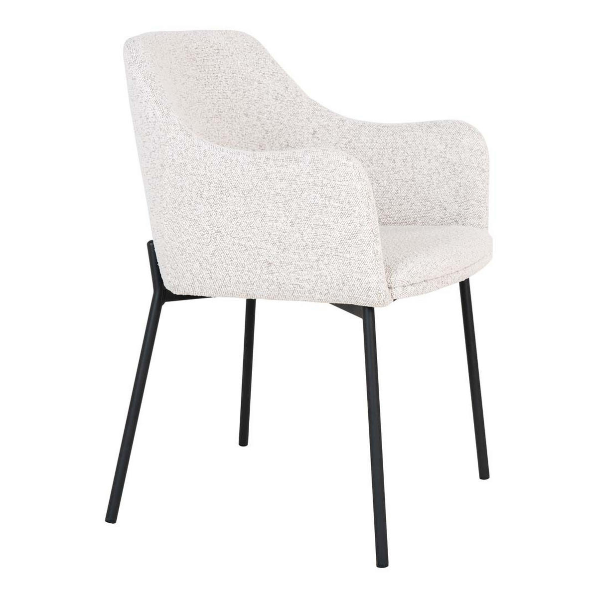 ESSZIMMERSTUHL weiß - Weiß, Textil/Metall (57/80/56cm) - ebuy24
