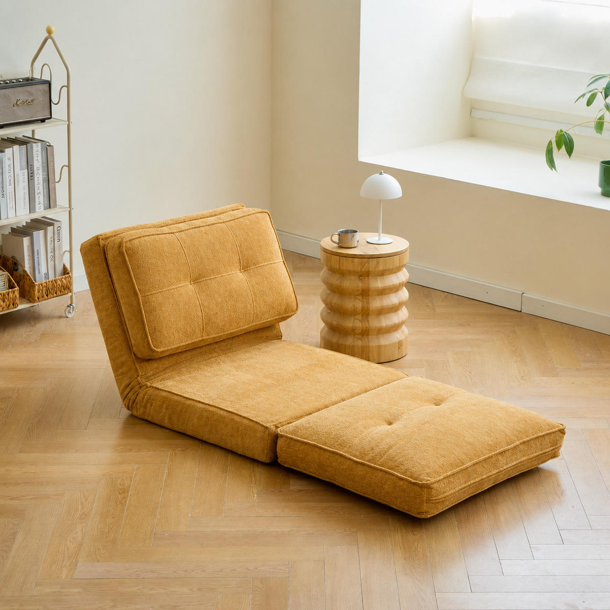 SCHLAFSESSEL Stoff Gelb - Gelb, Textil (71/67/85cm) - Nordlys