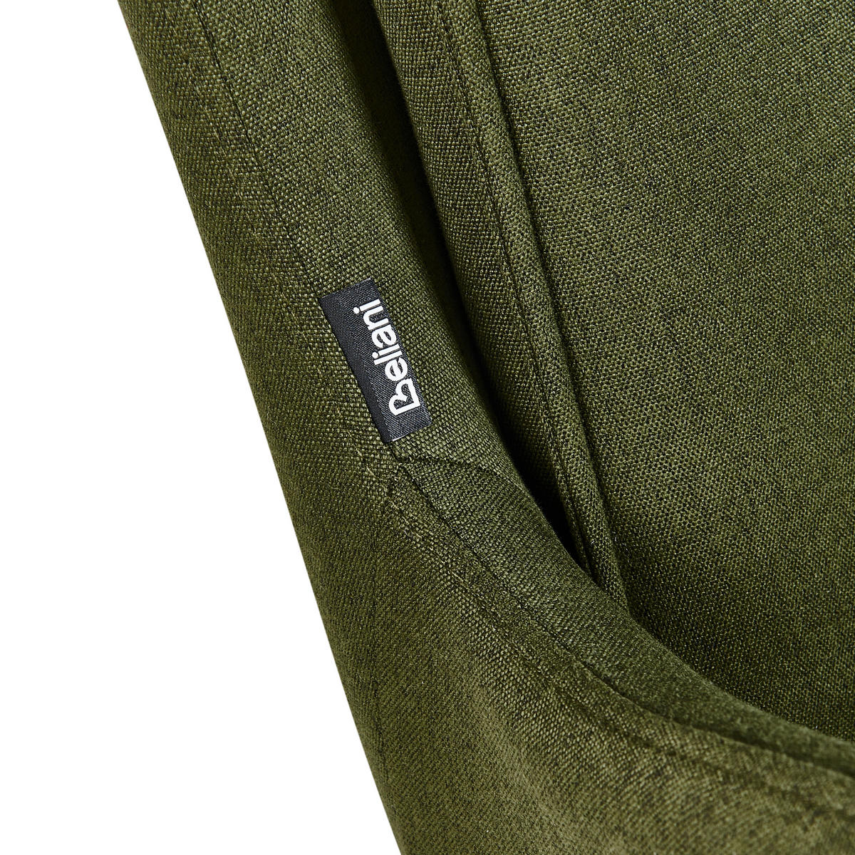 ESSZIMMERSTUHL 2er-Set Dunkelgrün Avelar - Dunkelgrün/Schwarz, Textil (62/92/63cm) - Beliani