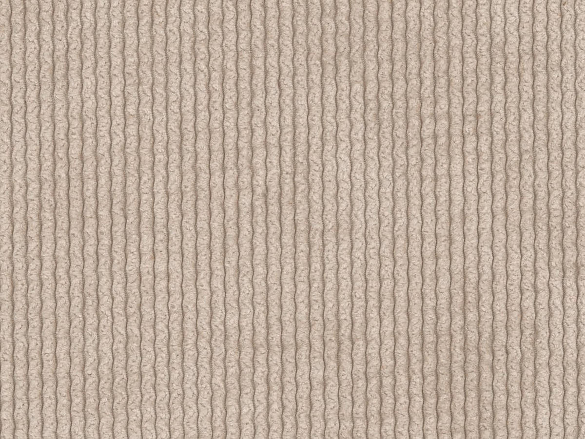 SITZHOCKER - 1 Person - Samt, Stoff - Beige - POGNI - Beige, Textil (75/45/75cm) - Vente-Unique