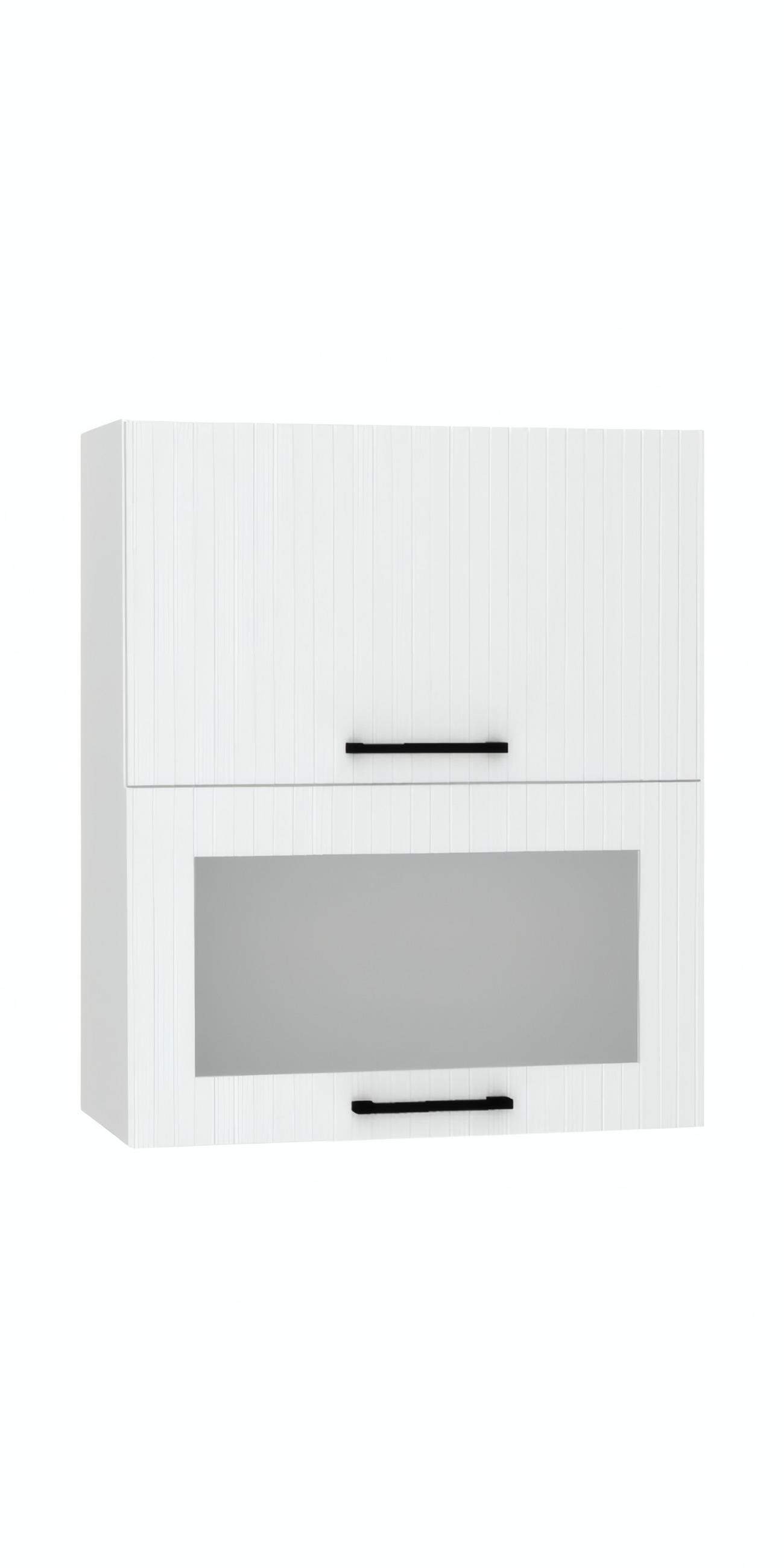 GLASHÄNGESCHRANK W60GRF/2 SD - KENDRO - Funktionales Design Konzept - Weiß, Holz/Metall (60/72/30cm) - ROYAL24_MARKT