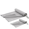 SPORTHANDTUCH Folke 180/90 & 80/40 cm, 2er-Set, Grau - Grau, Textil (90/180cm) - Blumtal