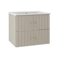 WASCHTISCH 60cm Izae Kaschmir - Beige, Holzwerkstoff (60/50/45.8cm) - Petits-meubles