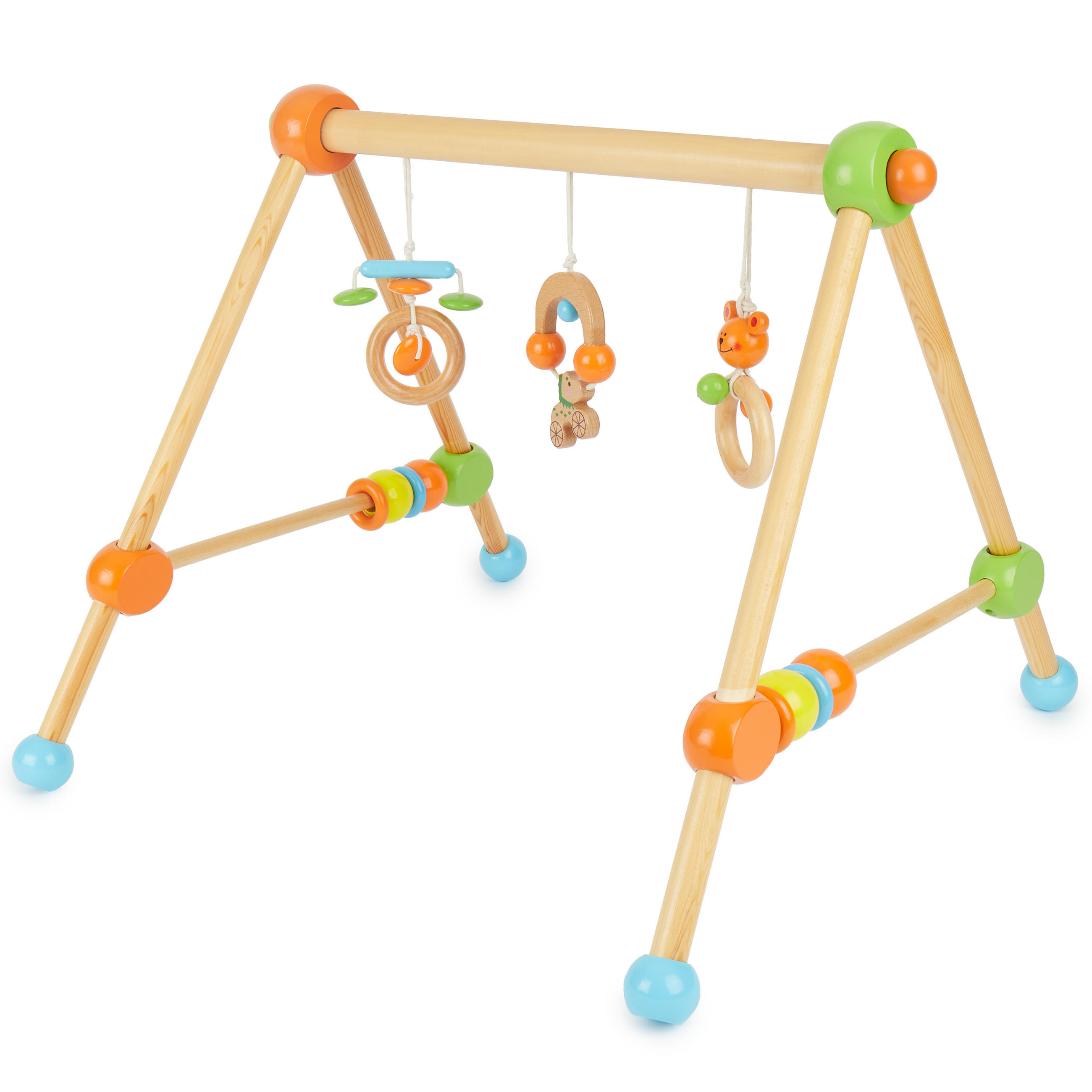 SPIELBOGEN aus Holz - ab Geburt - Orange, Holz (54/54cm) - Bieco Spielwaren