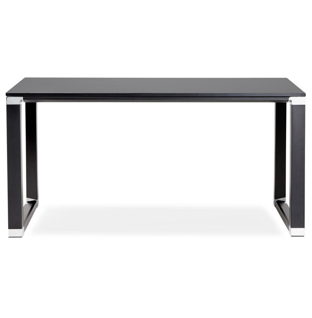 Thumbnail - Kadima Design Schreibtisch, Schwarz, Holz, Rechteckig,Rechteckig, Kufe, 140x74x70 cm, Arbeitszimmer, Schreibtische, Büro...