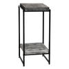 BLUMENTISCH quadratisch Grau - Grau, Holzwerkstoff (32/30/82cm) - MCW