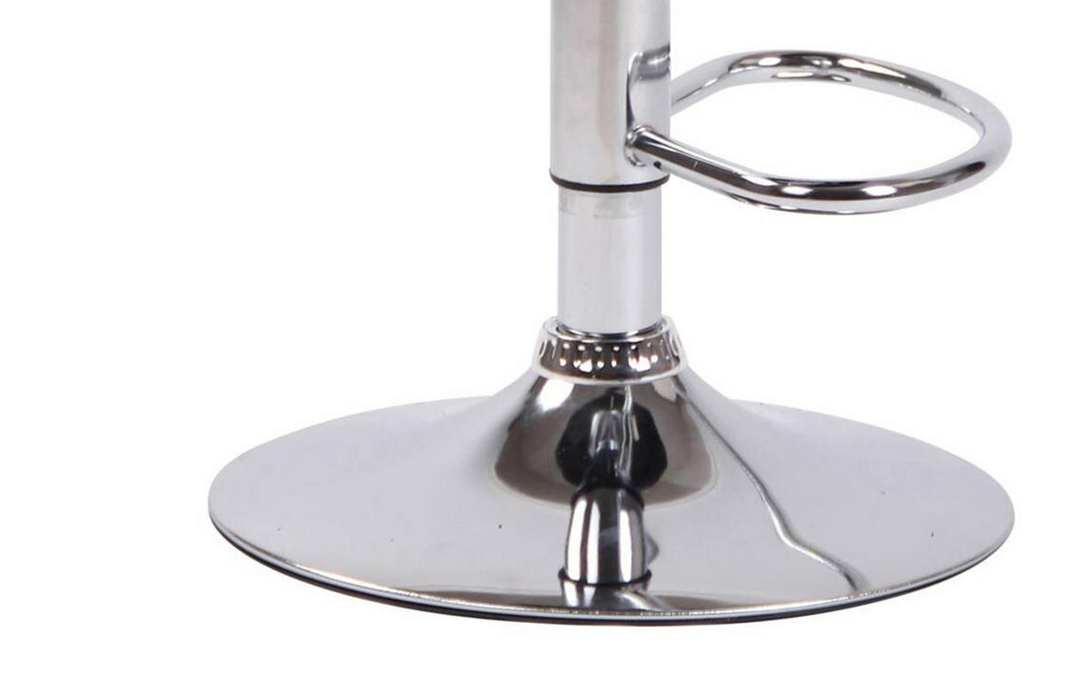 BARHOCKER 2er Set Lentos Stoff chrom dunkelgrau - Chromfarben/Dunkelgrau, Textil/Metall (50/108/50cm) - TPFLiving