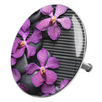 BADEWANNENSTÖPSEL Vanda - Violett, Metall (8/10/10cm) - Sanilo