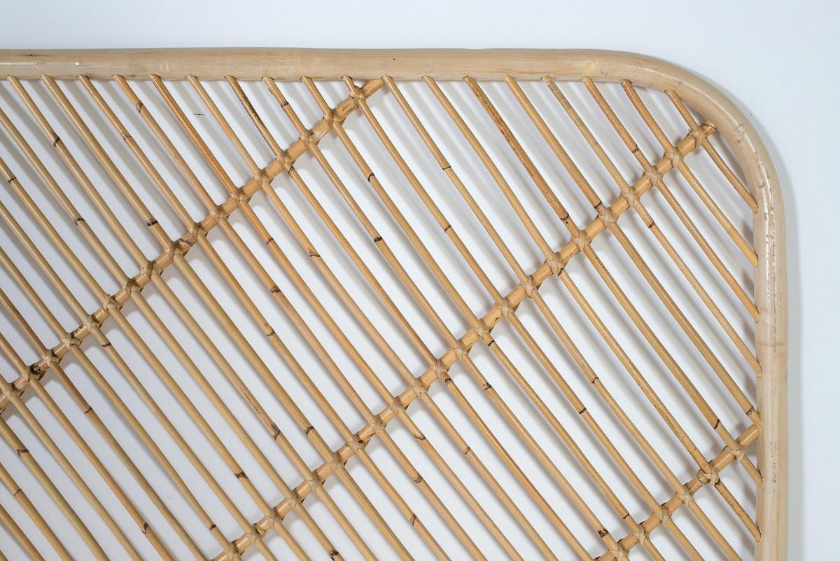KOPFTEIL aus Rattan 150 cm - Braun, Holz (150/120/3.5cm) - Giner y Colomer