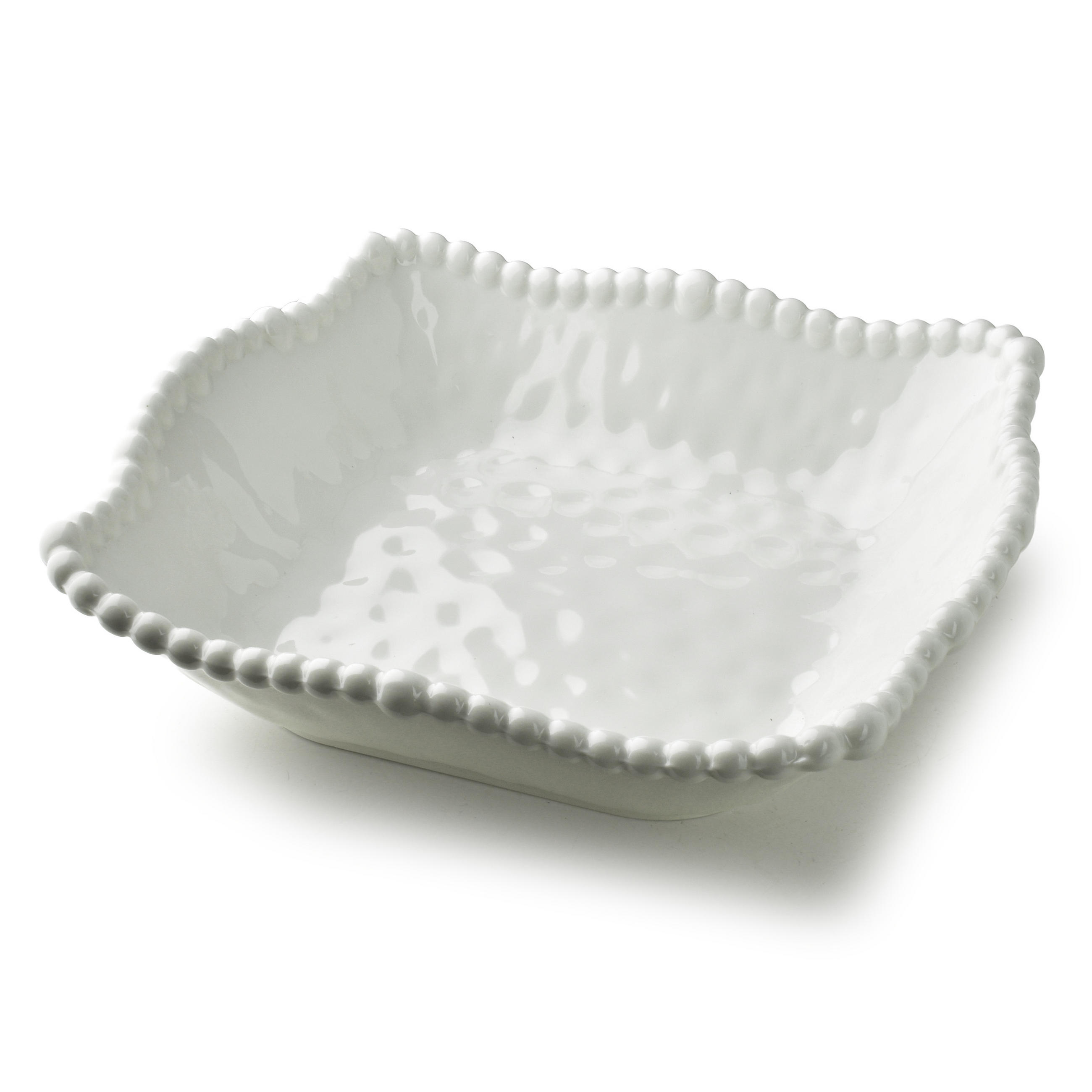 SCHALE Basic weiß 24/22/6 cm Porzellan - Weiß, Keramik (24/6/22cm) - Mondex