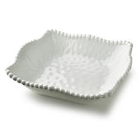 SCHALE Basic weiß 24/22/6 cm Porzellan - Weiß, Keramik (24/6/22cm) - Mondex