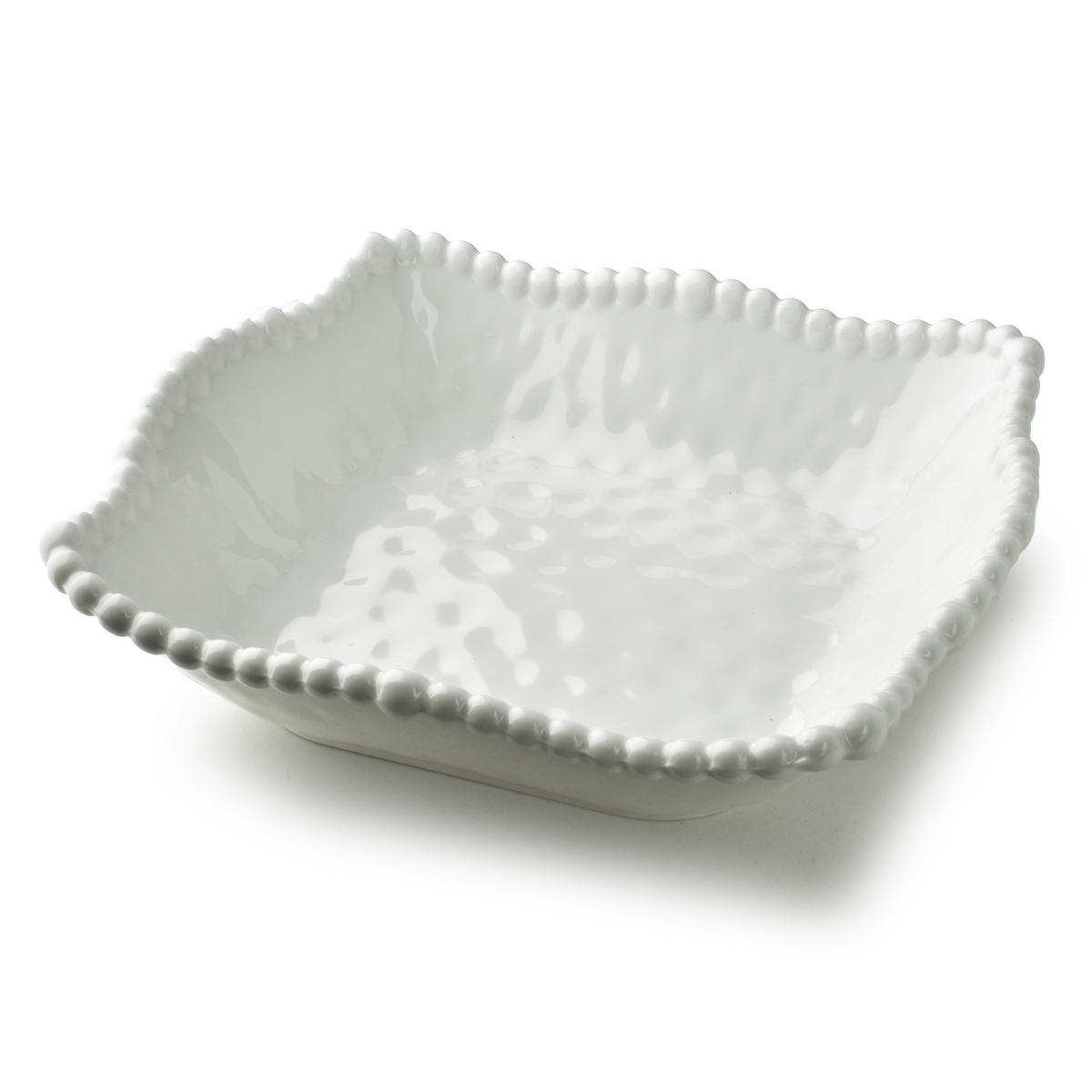 SCHALE Basic weiß 24/22/6 cm Porzellan - Weiß, Keramik (24/6/22cm) - Mondex