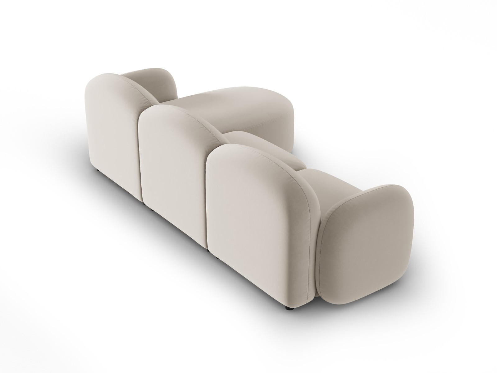 Thumbnail - Micadoni Ecksofa, Beige, Textil, 4-Sitzer, L-Form, 272x155 cm, Hergestellt in Europa, Wohnzimmer, Sofas & Couches, Wohnl...