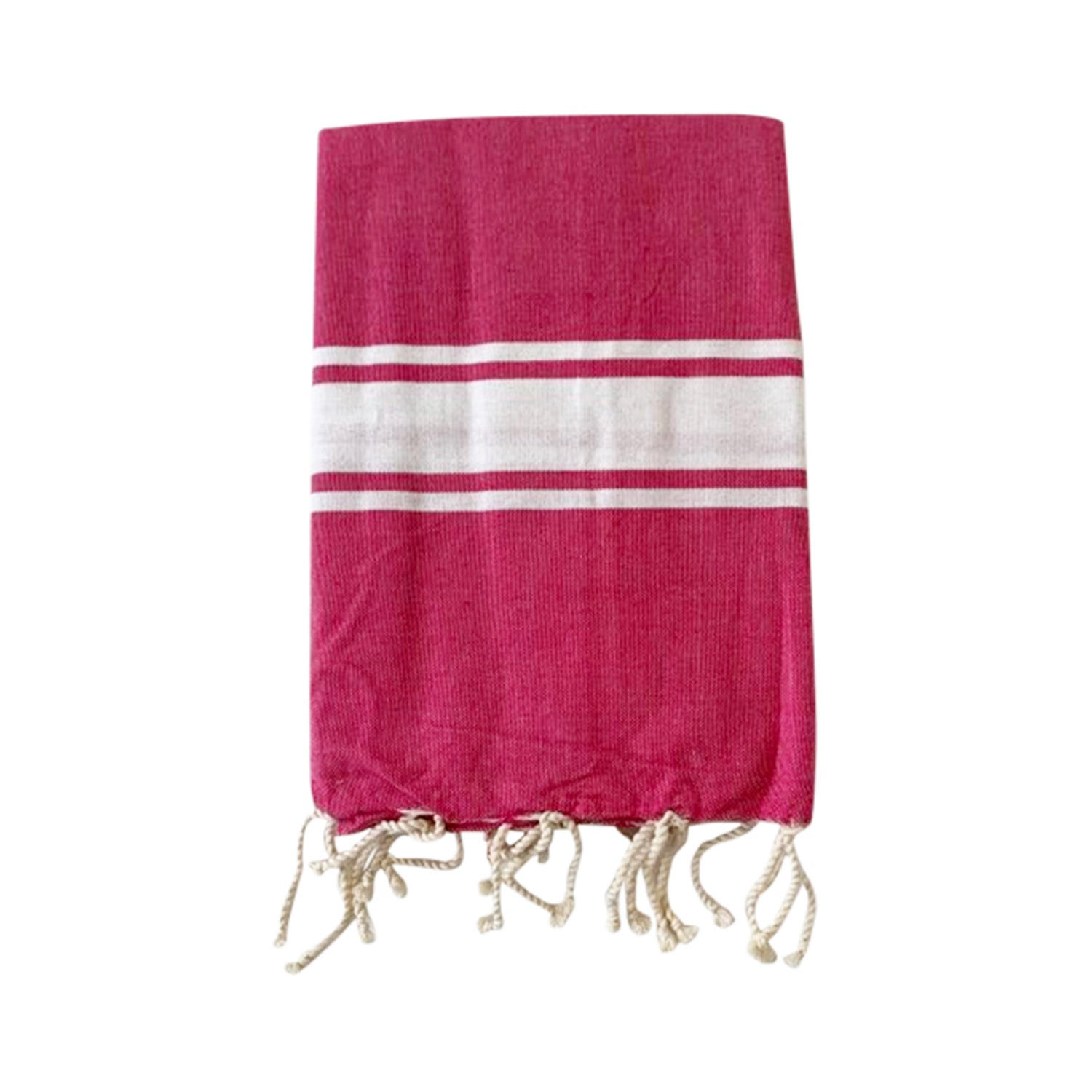 HAMAMTUCH Kozo Fuchsia 100x200 190g/m² - Pink, Textil (100/200cm) - LE COMPTOIR DE LA PLAGE