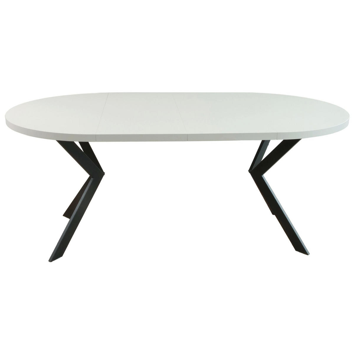 ESSTISCH Callions ausziehbar Greige/Schwarz, 100 x 180 x 100 cm - Taupe/Schwarz, Holzwerkstoff/Metall (100/100/76.5cm) - Selsey