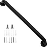 HALTEGRIFF Badezimmer Schwarz 60 cm Für Badewanne - Schwarz, Metall (5.9/5.9/60cm)