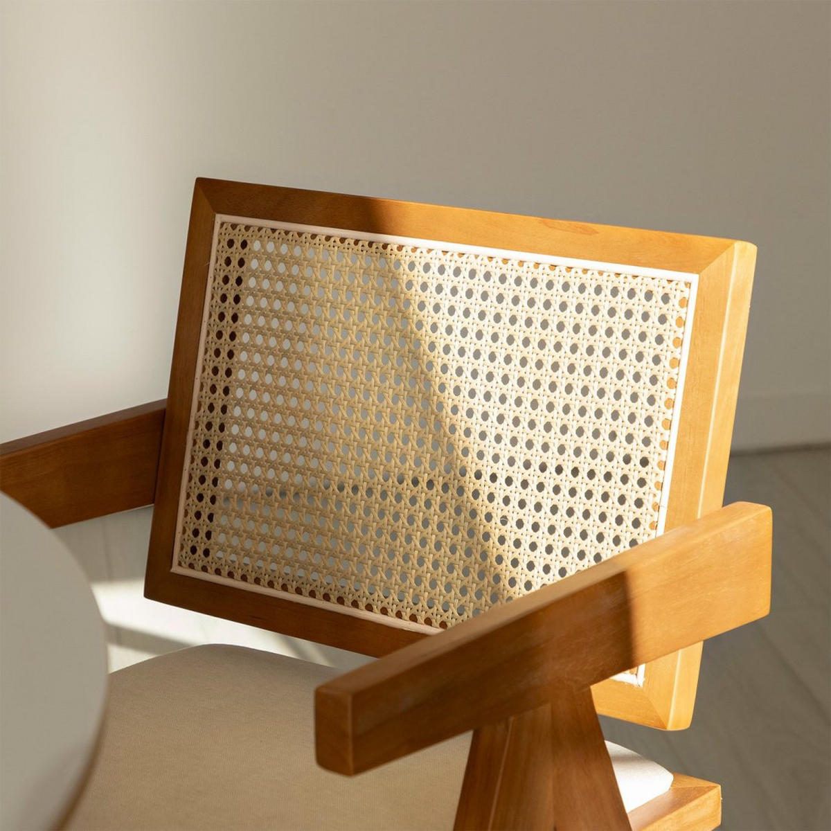 ESSZIMMERSTUHL Nelha Walnuss 61 cm x 79 cm - Walnussfarben, Textil (61/79/60cm) - Klast Home