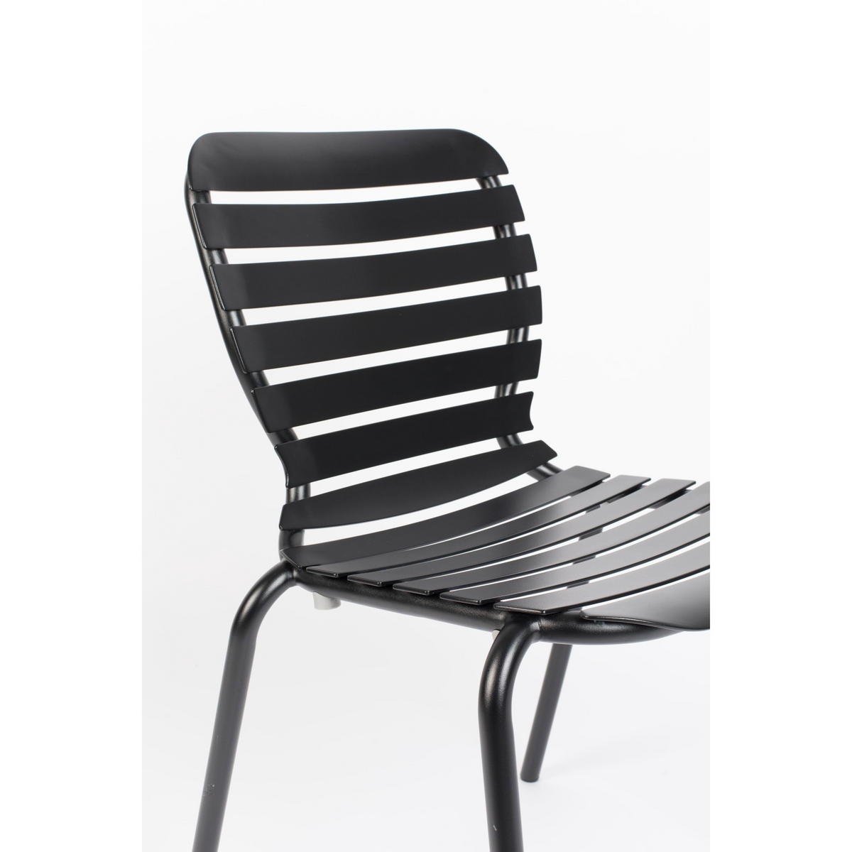 GARTENSTUHL Vondel Schwarz - 2 er Set - Schwarz, Metall (64.7/82.8/58.2cm) - Zuiver
