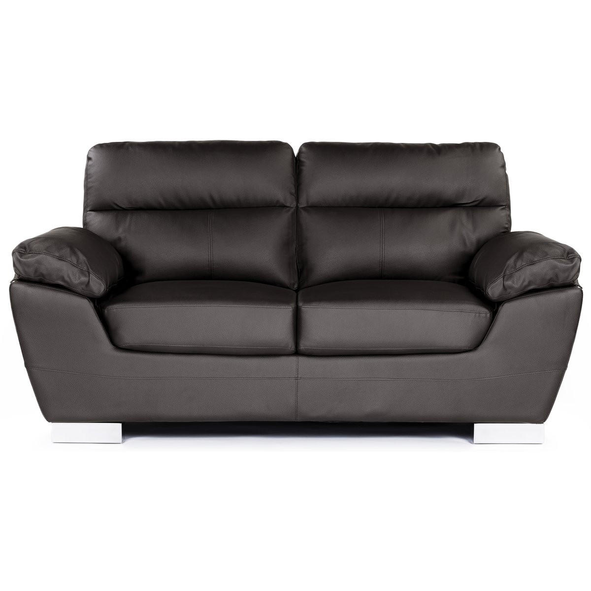 EINZELSOFA - "Dallas" - 169 x 88 x 90 cm - 2-Sitzer - Schokolade - Braun, Textil (88/90/169cm) - Habitat Garten