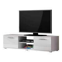 TV-LOWBOARD 140 Soho S04 - Silberfarben/Weiß, Holzwerkstoff/Kunststoff (140/37/43cm) - MIRJAN24
