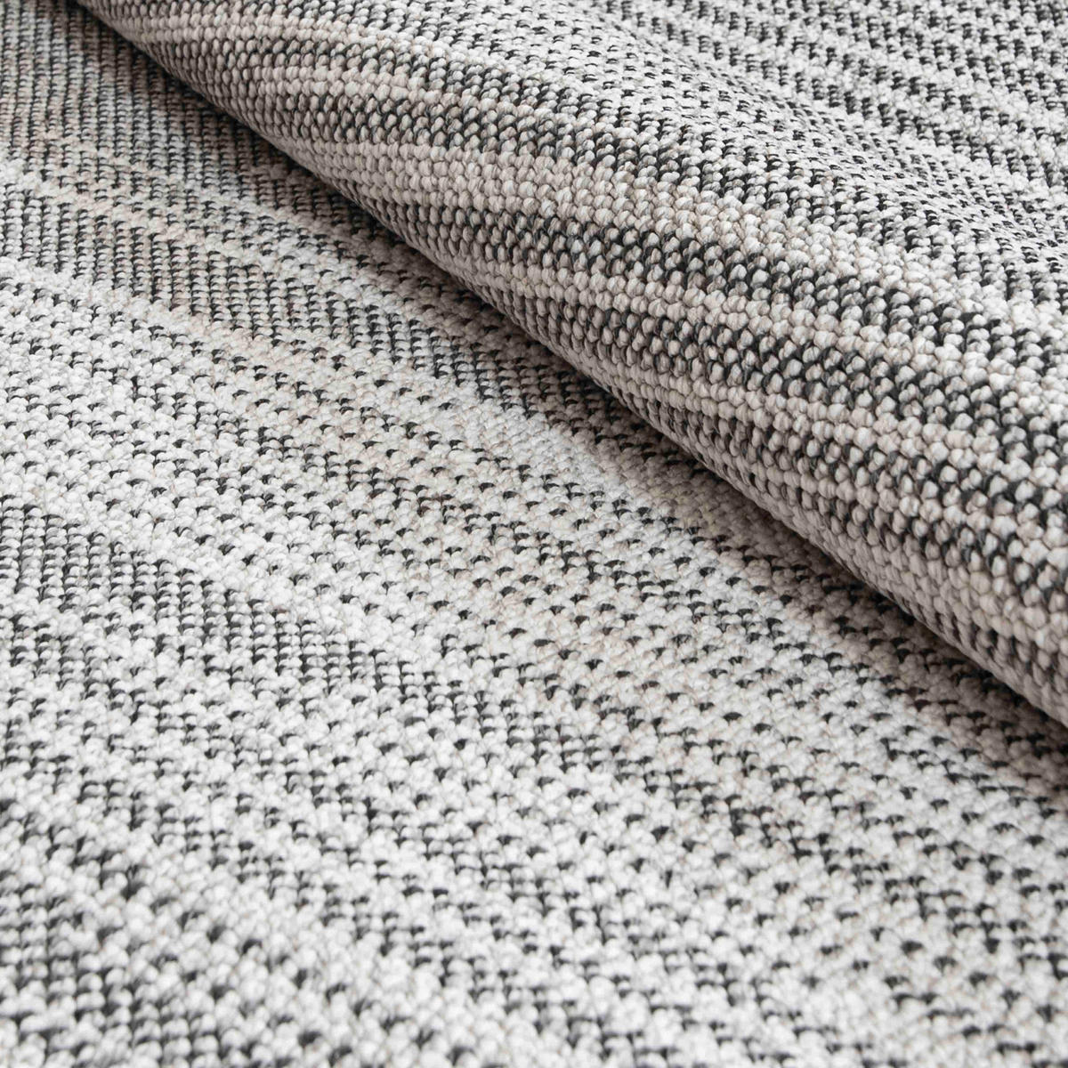 TEPPICH Lora SD94A Mazovia 80x150cm Anthrazit Grau Abstrakt Kurzflor - Grau, Textil (80/150cm) - Mazovia