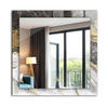 SPIEGEL 60 x 60 cm Rechteckig mit Aufdruck - Grau, Glas (60/60/0.4cm) - TULUP