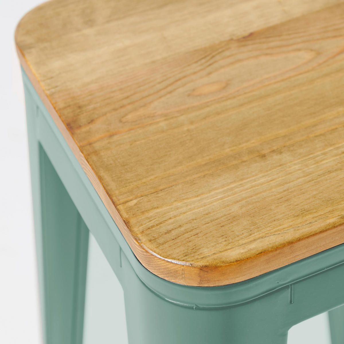BARHOCKER 4-tlg., Grau - Grau, Metall (43/43cm) - Oviala
