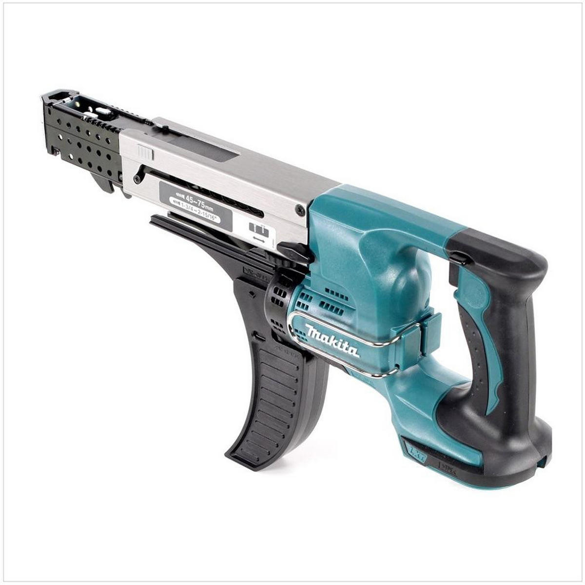 MAKITA DFR 750 Z Akku Magazinschrauber 18V 45-75mm Solo - ohne Akku, ohne Ladegerät - Multicolor, Kunststoff (47/85/9cm) - Makita