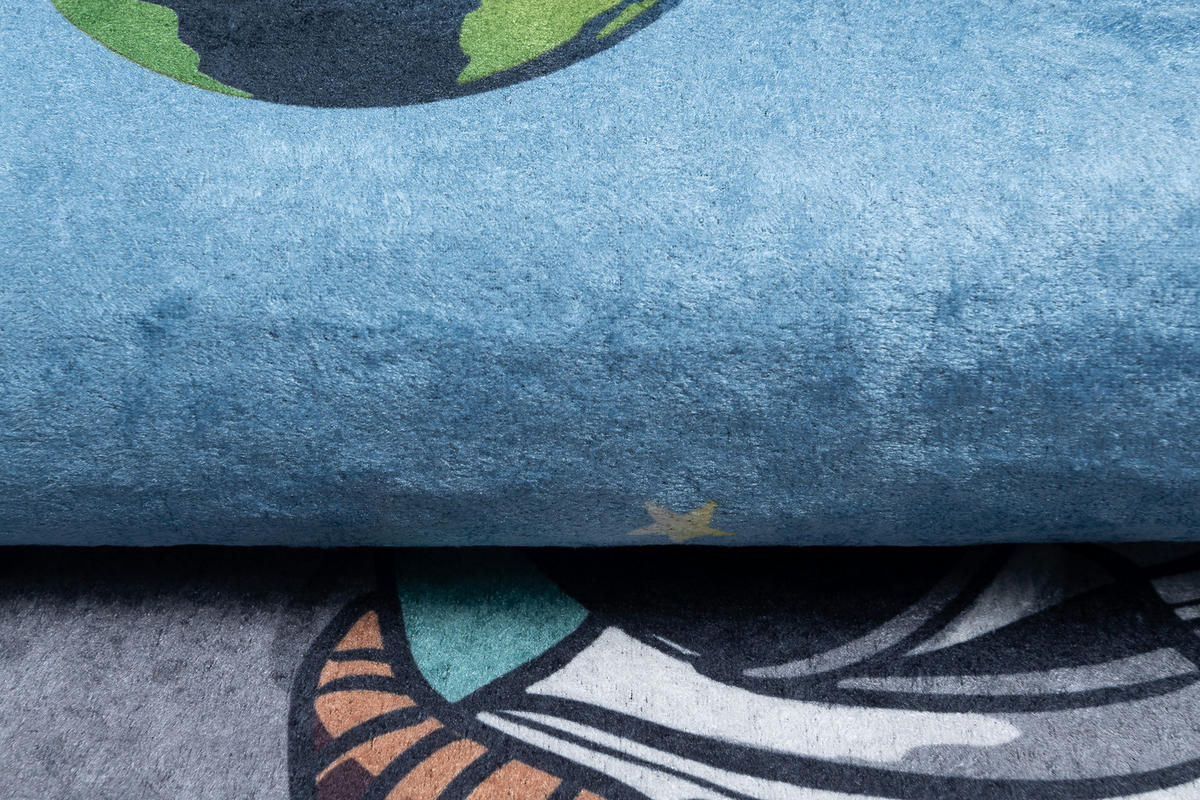 TEPPICH EMMA Blau 160/230 cm - Blau, Kunststoff (160/230cm) - Tapiso