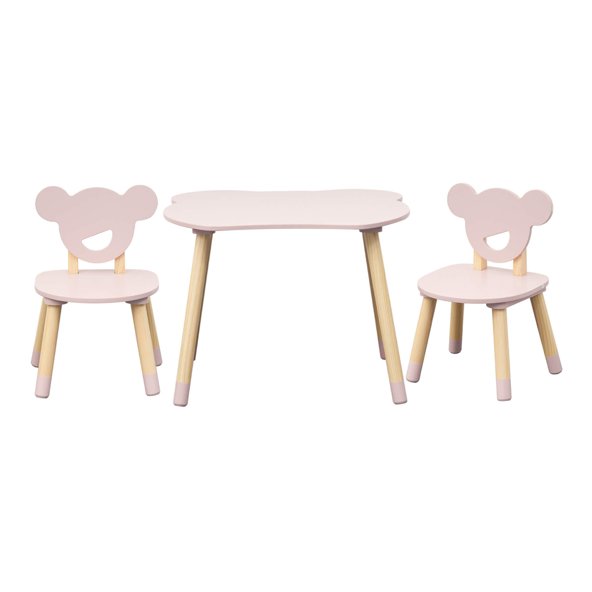 KINDERSITZGRUPPE Rosa 56/60/44 cm - Pink, Holzwerkstoff (60/44/56cm) - Mobili Rebecca