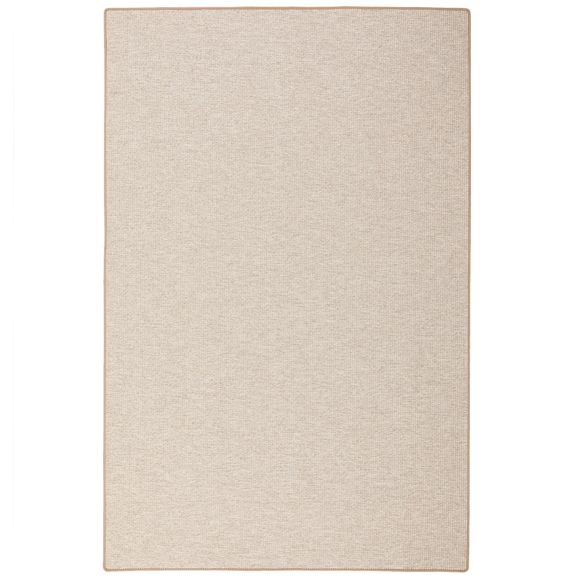 SISAL-OPTIK DESIGNER FLACHGEWEBE TEPPICH PURE MELIERT - Beige, Textil (140/200cm) - Snapstyle