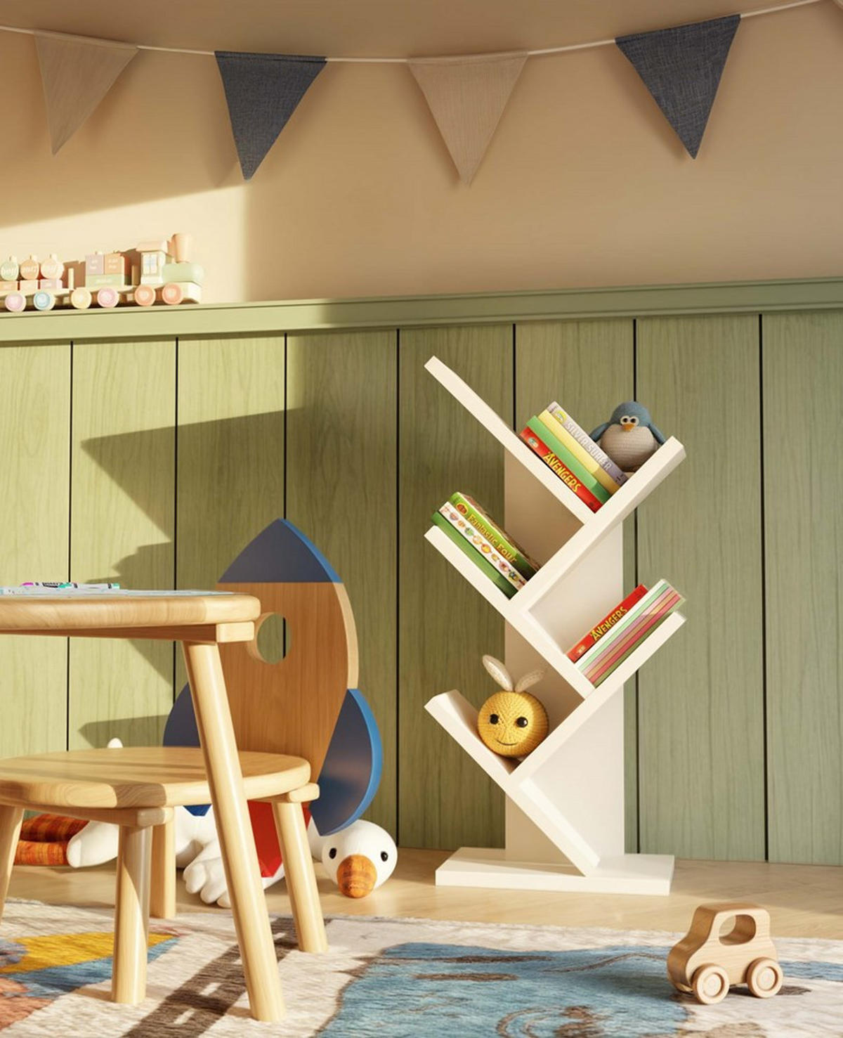 BÜCHERREGAL Bruno - Weiß, Holzwerkstoff (26.5/61/15.5cm) - kommodly