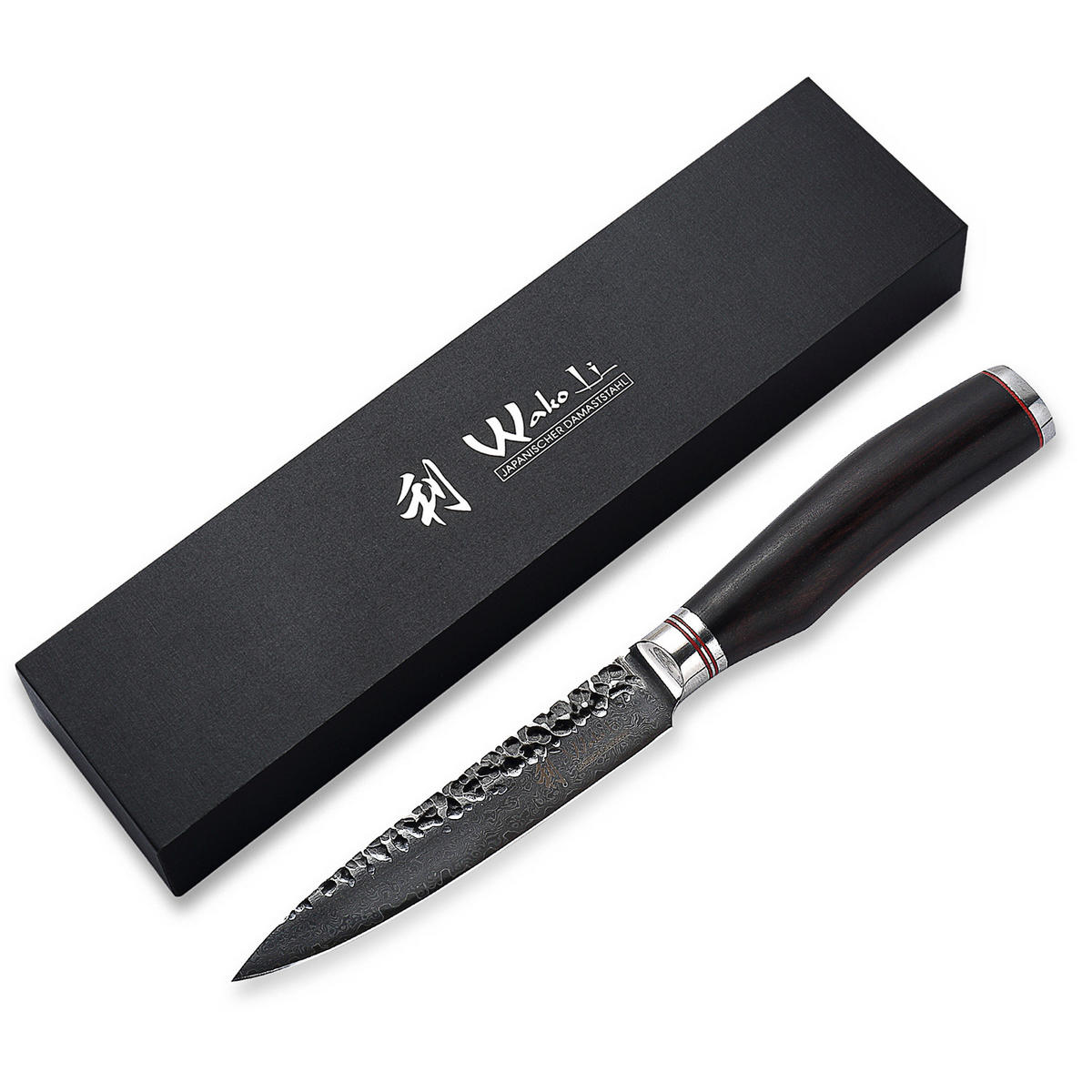 ALLZWECKMESSER 12 cm - Schwarz, Holz/Metall (24cm) - Wakoli