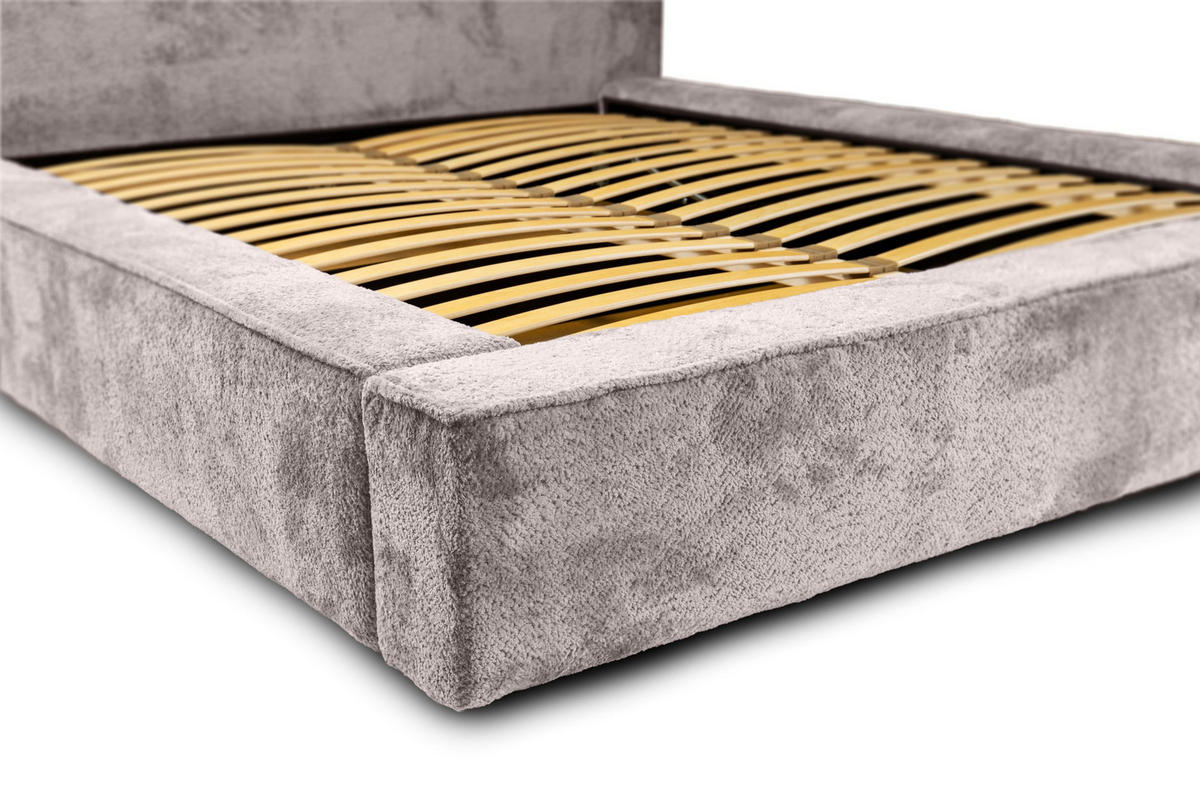 POLSTERBETT aus Polstermaterial Pedrosa 140x200 cm, Dunkelgrau - Dunkelgrau, Textil (140/200cm) - Fedve