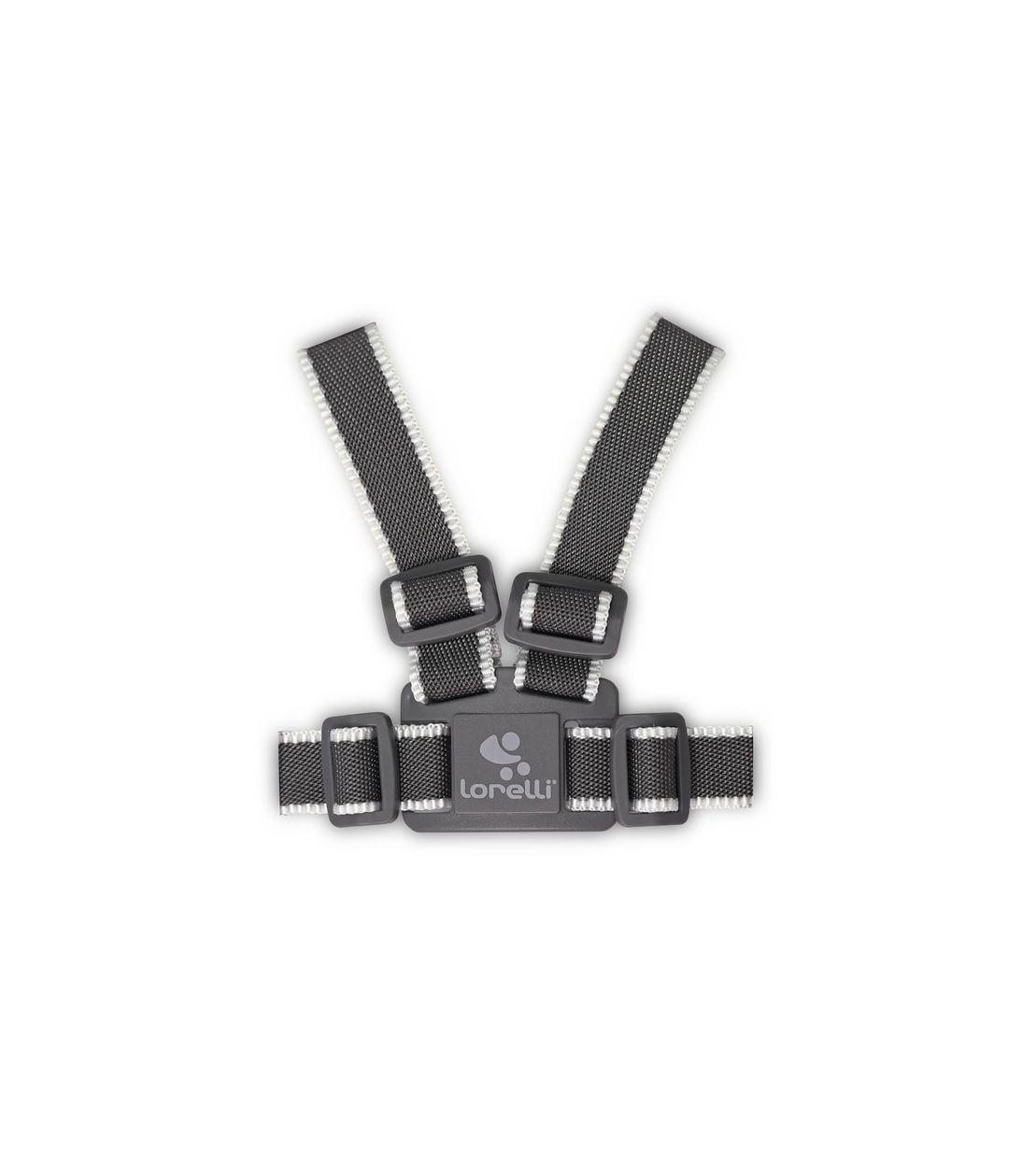 LAUFLERNHILFE Baby Walk grau Laufgurt, Laufleine, Gurte verstellbar - Grau, Kunststoff (18/1/44cm) - Lorelli