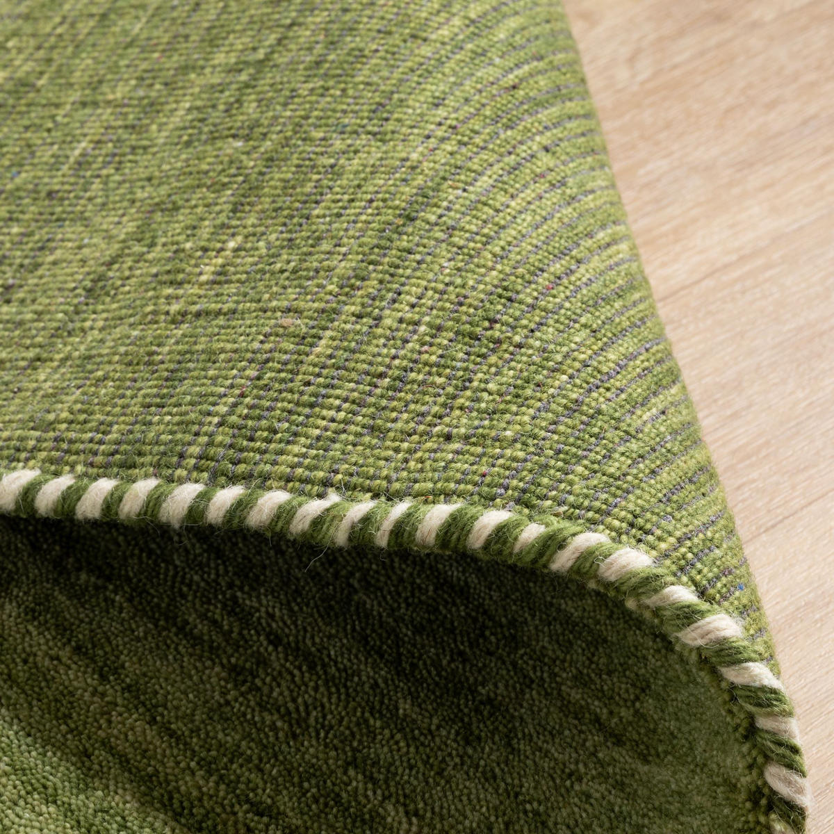 WOLLTEPPICH 240/290 cm Nomade - Grün, Naturmaterialien (240/290cm) - Steffensmeier