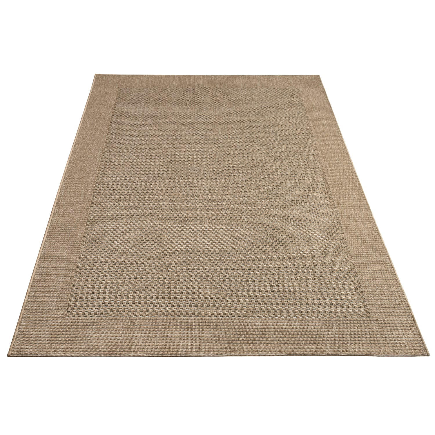 FLACHWEBTEPPICH, mit Bordüre, Beige, 200 x 290 cm - Beige, Textil (200/290cm) - KADIMA DESIGN