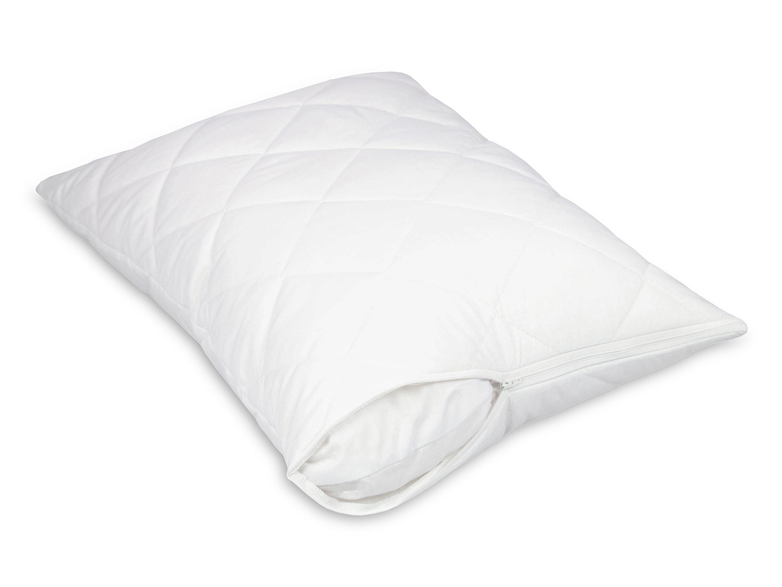 KISSENBEZUG, 50x70 cm, 50% Polyester, 50% Baumwolle, Weiß - Weiß, Textil (50/70cm) - Zollner