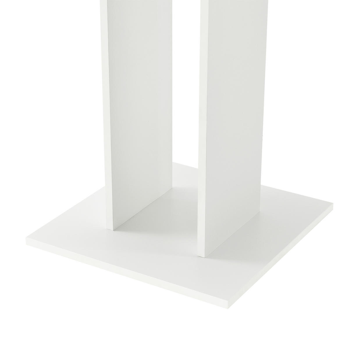 KÜCHENTISCH Lindesnes - Eichefarben/Weiß, Holzwerkstoff (65/65/78cm) - [en.casa]