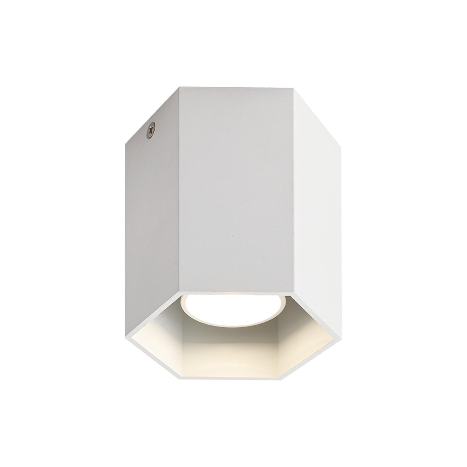 AUFBAULEUCHTE Emma 11/9/11 cm - Weiß, Metall (11/9/11cm) - Nettlife