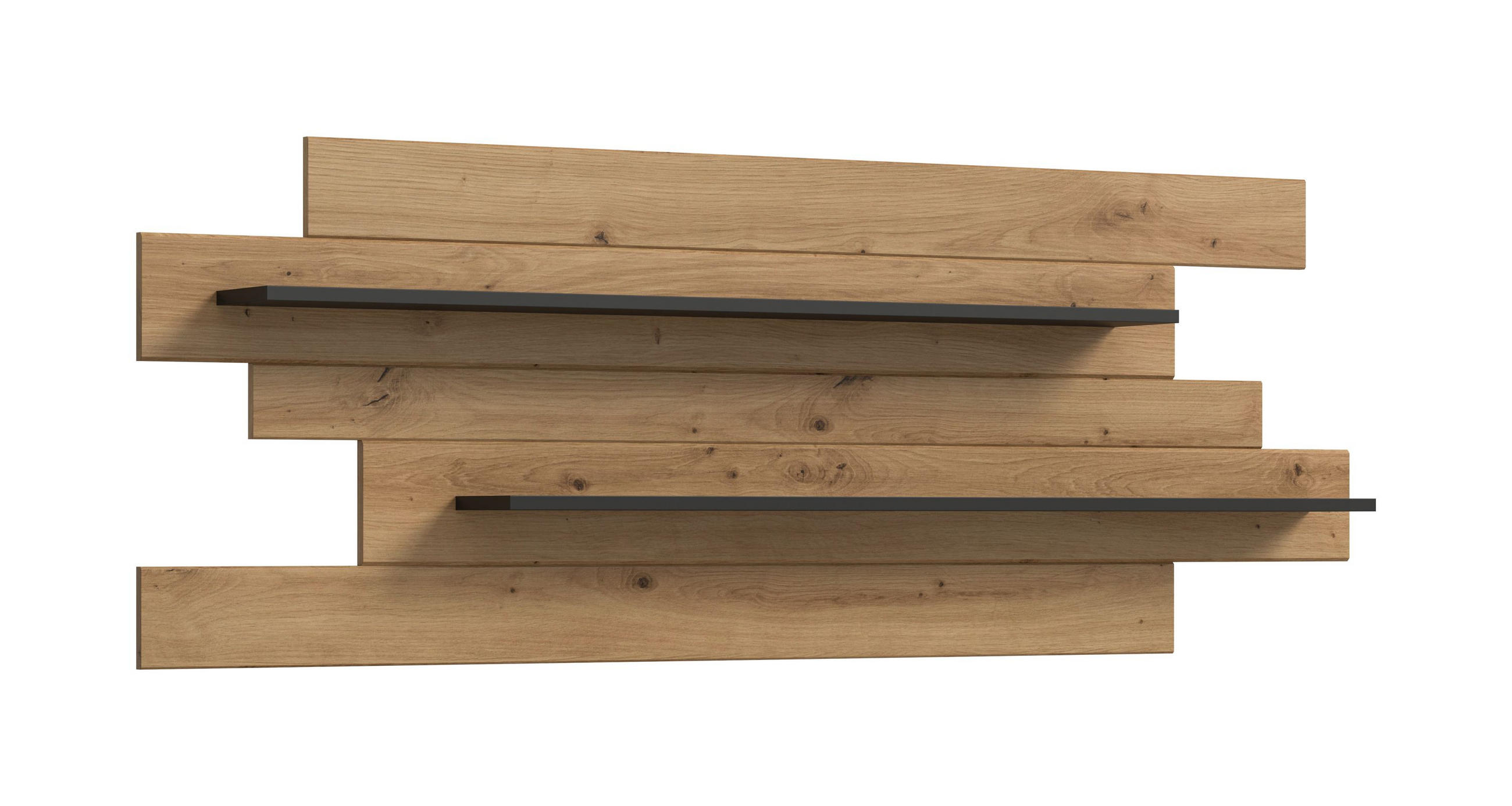 WANDBOARD Nova (B/H/T: ca. 184/67/19 cm) in Basalt grau/Artisan Nachbildung - Grau, Holzwerkstoff (184/67/19cm)