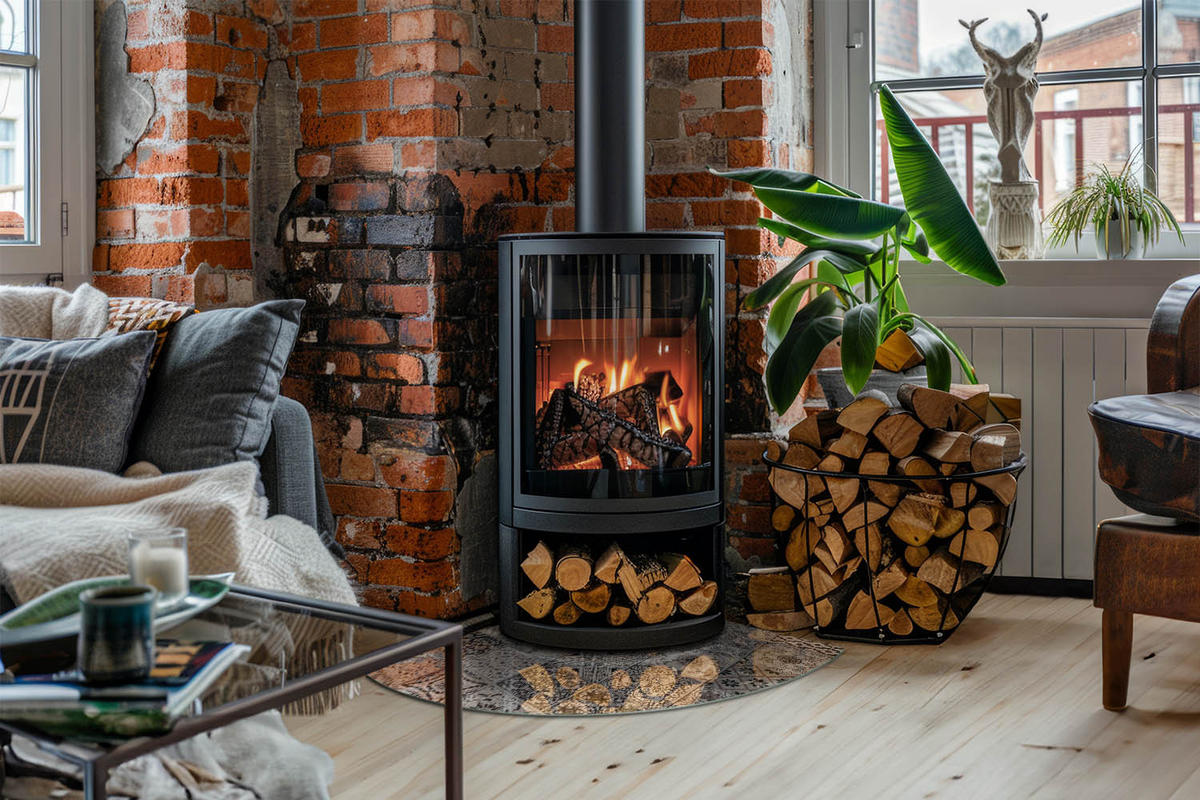 GLASPLATTE für Kamin 100x100 cm - Schwarz, Glas (100/100/0.4cm) - TULUP