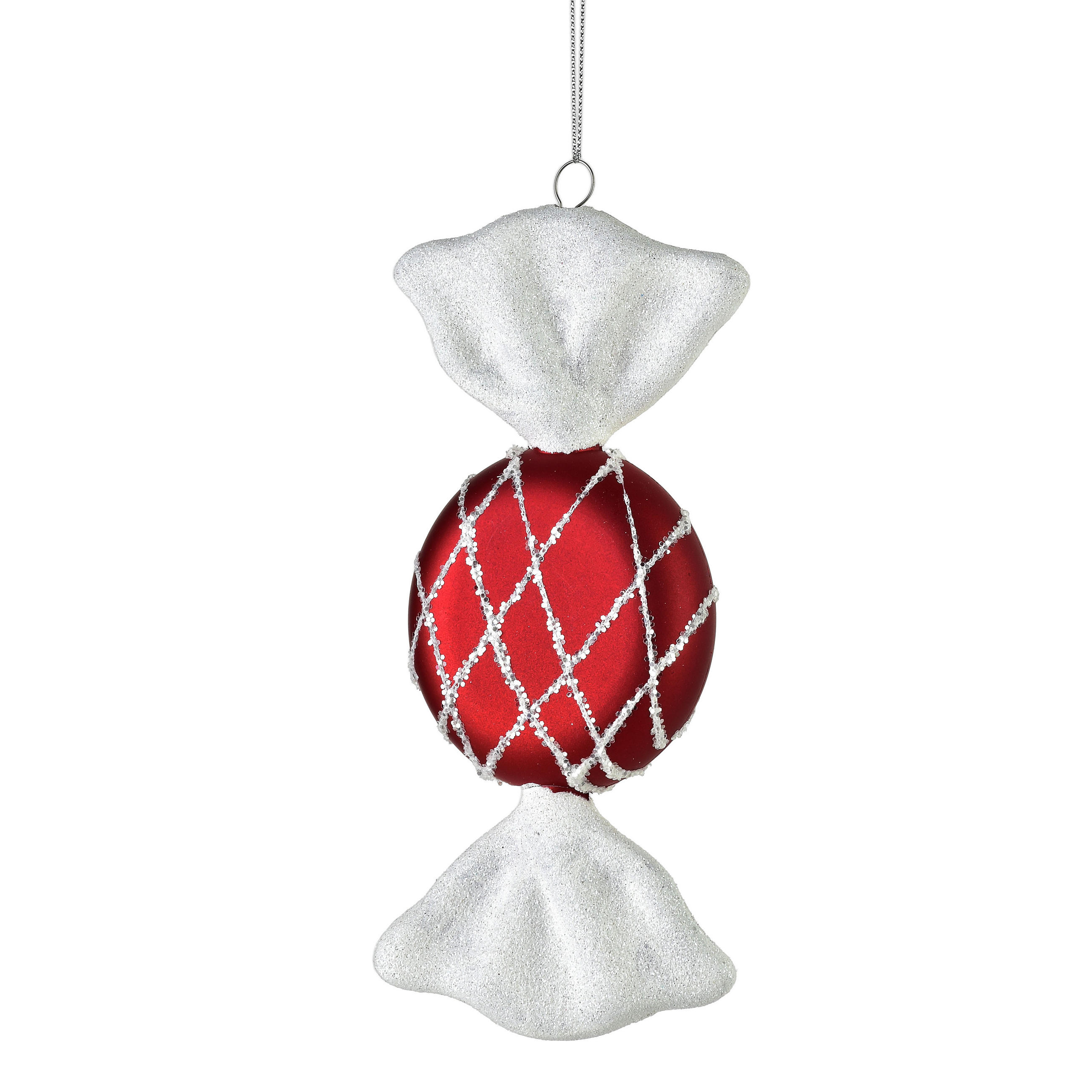 CHRISTBAUMANHÄNGER Santa Lila Rot 3x9x20 cm Kunststoff - Rot, Kunststoff (9/20/3cm) - Mondex