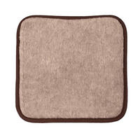 SITZKISSEN Merino Schurwolle Weiches Wollkissen Rechteckig 40/40 cm - Braun, Fell (40/40cm) - Provellus