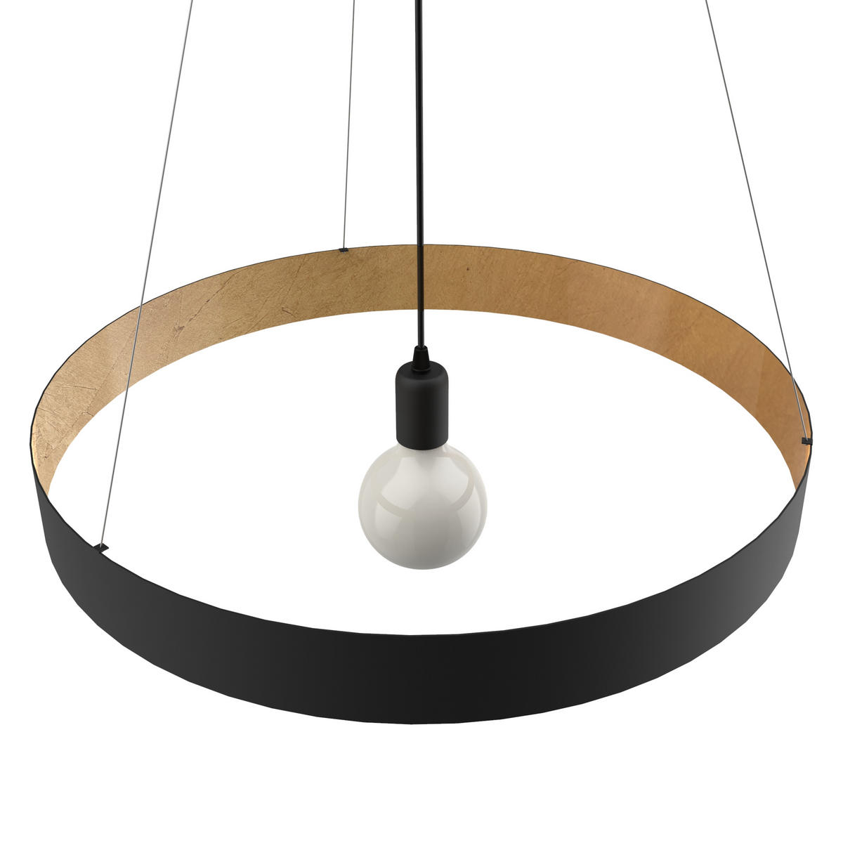 HÄNGELEUCHTE - Goldfarben, Metall (60/60/6cm) - Lumicom