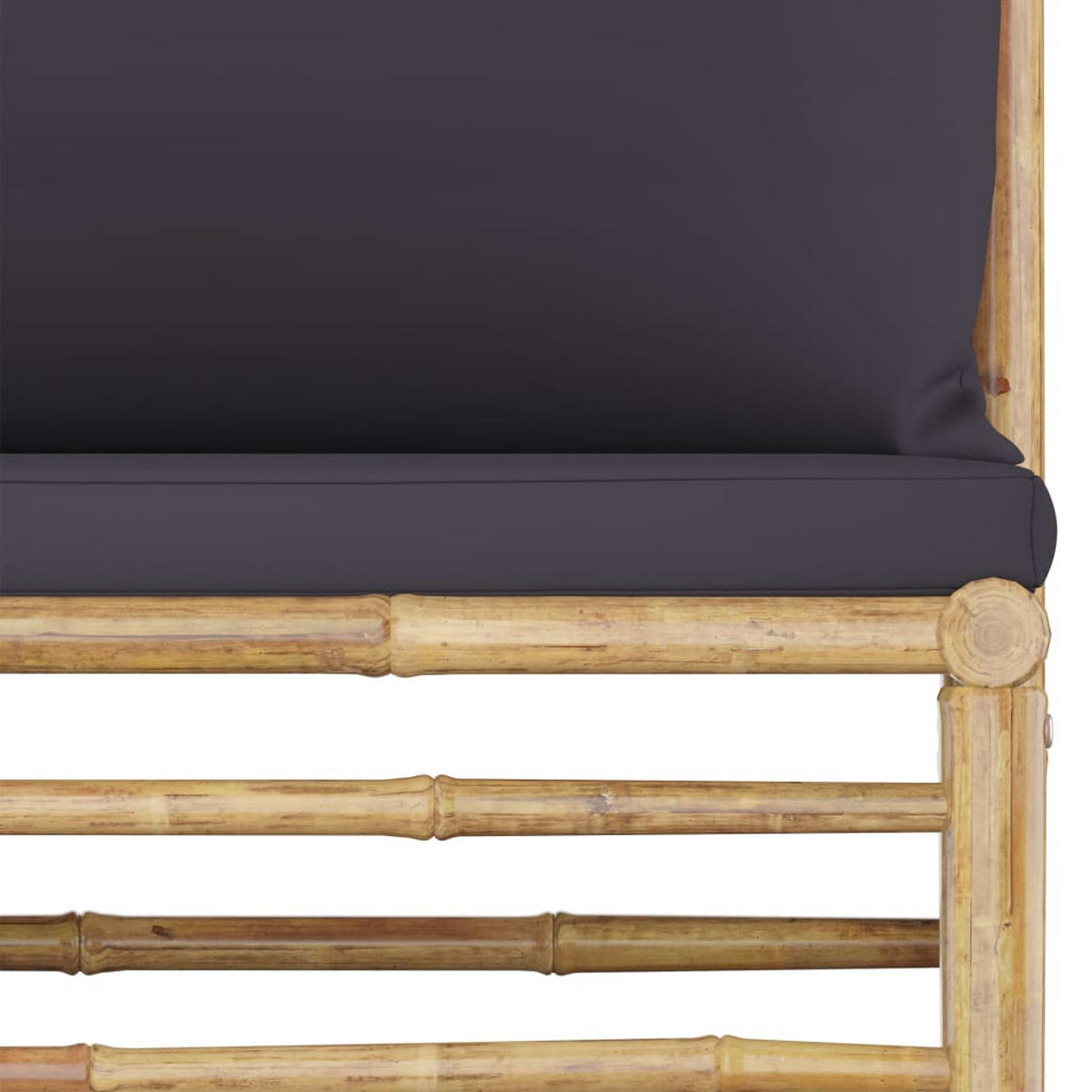GARTENSET Renken 4-teilig - Grau, Naturmaterialien - Nettlife