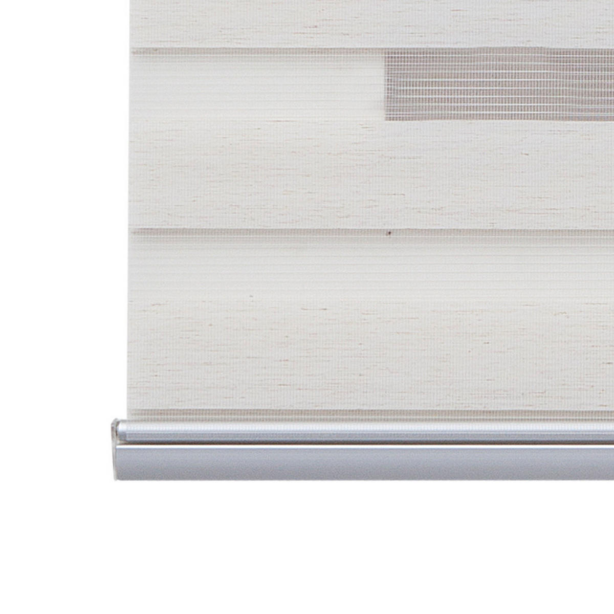 DOPPELROLLO Leinen 100x250 cm - Creme, Kunststoff (100/250cm) - STORESDECO