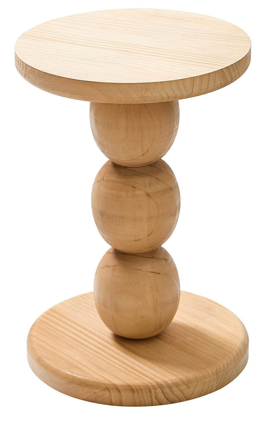 BEISTELLTISCH Rund Braun 50 x 50 x 37 cm - Braun, Holz (30/30/45cm) - Nordlys